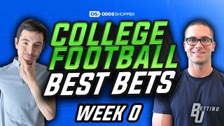 Week 0 College Football Picks amp Predictions 2024  Betting U [upl. by Anifesoj106]