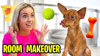 Surprising Our Dog Chiko with 1000 Room Makeover [upl. by Buckels379]