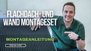 🌞 PhotovoltaikFlachdachmontage leicht gemacht Eine SchrittfürSchrittAnleitung 🛠️ [upl. by Audley]