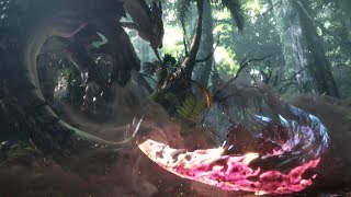 Monster Hunter Generations Ultimate Glavenus Intro Cutscene [upl. by Aerbma768]