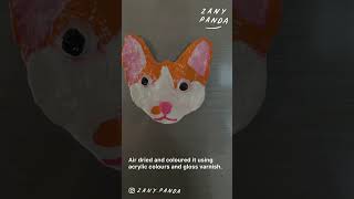 Zany Shorts  Fridge Magnet using Paper Mache Clay [upl. by Ainegue242]