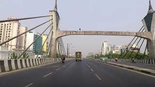 Driving on Sion–Panvel Expressway  Maharashtra India [upl. by Winthorpe]