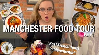 Exploring the BEST PLACES TO EAT in Manchester  Manchester Food Tour 2022  Part 1 [upl. by Lucinda523]