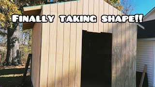 How to Make Shed From a Free Pallets part 1 [upl. by Lorenzo]