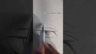 How To Draw Anime Eyes Tutorial [upl. by Ellirpa]