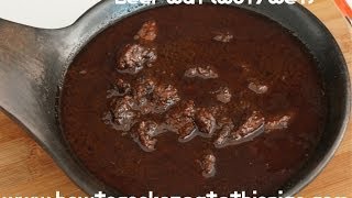 Ethiopian Food  Beef Wot Recipe  Berbere Injera Amharic wet wat doro [upl. by Mccowyn]