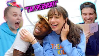 TELLING MY FRIENDS IM PREGNANT WITH TWINS [upl. by Bej]