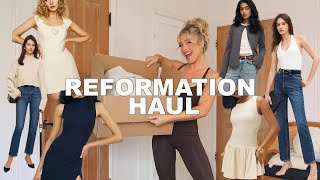 Reformation Haul 2024 Keep or Return First Impressions [upl. by Herrah782]