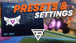 ALL OF MY PRESETS AND UPDATED SETTINGS Rocket League SSL Freestyler  Pulse Mesko [upl. by Nyladgam]