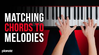 Matching Piano Chords To Melodies Piano Lesson [upl. by Hacissej]