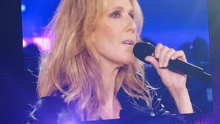 Céline Dion Paris July 8th 2017 Pour que tu maimes encore  intro [upl. by Einnahpets650]