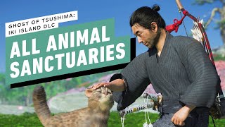 How to Find All Animal Sanctuaries In Ghost of Tsushimas Iki Island DLC [upl. by Aenaj113]