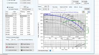 Pipe Flow Expert Software Pump Series Import Pump Curve Graph [upl. by Ondine115]