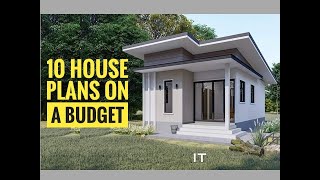 10 Modern House Plan You Can Build On A Budget [upl. by Elfont]