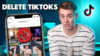 How To Delete TikTok Videos From Your Profile 2021 [upl. by Durning]