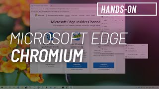 Microsoft Edge Chromium Download and install process [upl. by Ahsimit]