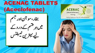 Aceclofenac 100 mg tablet uses  Aceclofenac side effects  acenac 100 mg tablet uses [upl. by Airdnaz741]