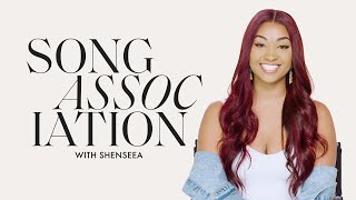 Shenseea Sings Katy Perry Rihanna and quotBlessedquot in a Game of Song Association  ELLE [upl. by Annavoj381]