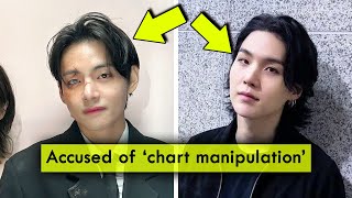 BTS accused of chart manipulation Netizens call for HYBE to be investigated HYBE statement [upl. by Anikal]