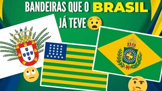 ðŸ¤¨TODAS AS BANDEIRAS DO BRASIL DESDE 1500 VEJA O QUE MARCOU CADA FLÃ‚MULA BRASILEIRAðŸ˜³ [upl. by Enyedy979]