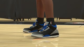 NBA 2K25 Next Gen Shoe Creator  Air Jordan 3 quotRare Airquot [upl. by Gillead]