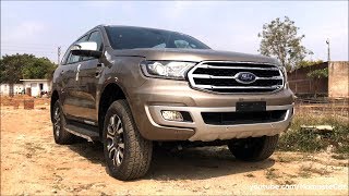 Ford EndeavourEverest 32 Titanium 4WD 2019  Reallife review [upl. by Hterrag175]