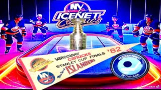 Game 3 1982 Stanley Cup Final Islanders at Canucks CBC Hockey Night in Canada broadcast [upl. by Downe857]