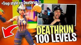 100 Levels DEATHRUN hyper stylé  Le top des deathruns sur Fortnite Créatif [upl. by Oilla42]