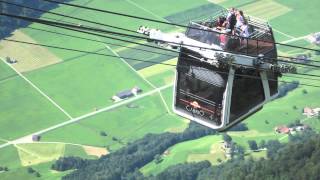 Stanserhorn Funicular amp Cabrio Cable Car [upl. by Davin]