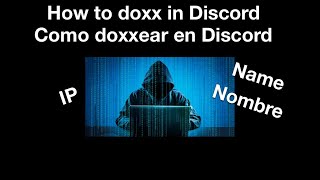 How to dox someone in Discord  Como doxear a alguien en Discord [upl. by Siduhey]