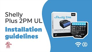 Shelly Plus 2PM UL  Installation video US standard [upl. by Hardin]