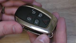 Jaguar XJ Key Fob Battery Replacement  DIY [upl. by Cathy898]