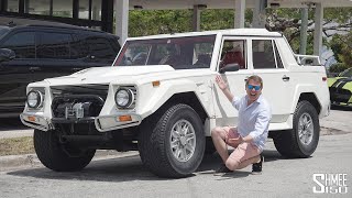 RAMBO LAMBO Lamborghini LM002 Military Off Roader  My First Drive [upl. by Kelwin]