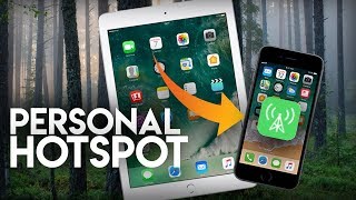 How to Connect iPad to iPhone Hotspot [upl. by Kirsti]