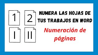 Numeración de Páginas en Word  Microsoft Word 2019 [upl. by Branen976]