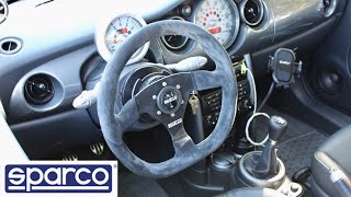 INSTALLED SPARCO STEERING WHEELS AND NRG QUICK RELEASE IN MY MINI COOPER S R53 [upl. by Gardell]