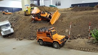 RC Dozer Komatsu D65WX stuck at the landfill Rescue Mission [upl. by Rodolph]