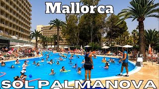 Mallorca SOL PALMANOVA Hotel Full Tour Majorca Palma Nova [upl. by Fiske]