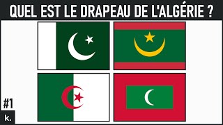 Connaistu les drapeaux des pays du monde  1 Quiz Drapeaux du Monde [upl. by Llerrah]