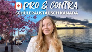 Schüleraustausch Kanada Vorteile und Nachteile  AUSLANDSJAHR Kanada [upl. by Cirnek]