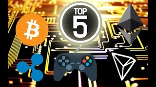 TOP 5 CRYPTOCURRENCY GAMES [upl. by Atneuqal407]