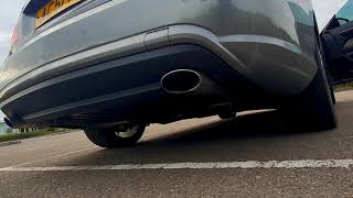 MercedesBenz E350 cdi custom straight pipe exhaust Om642 [upl. by Haidedej]