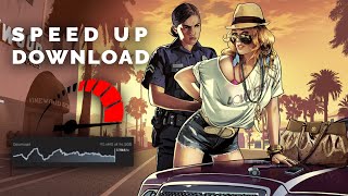 How to Increase Epic Games Launcher download speed for GTA V or Any Game [upl. by Lourdes]