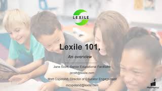 An Introduction to the Lexile Framework for Reading [upl. by Oleg801]