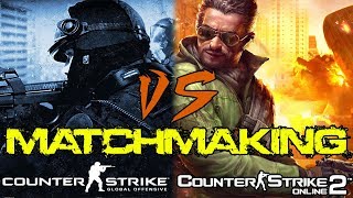 CSGO vs CSO2 Matchmaking Comparison 2017 [upl. by Jenkins]