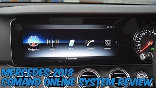 Mercedes 2018 COMAND Online System Review [upl. by Hamirak]