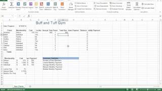 Excel Chapter 2 Homework  Exploring 2013 [upl. by Myrah]