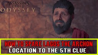 Assassins Creed Odyssey How to Spare Lagos the Archon  Peloponnesian League [upl. by Dihsar]