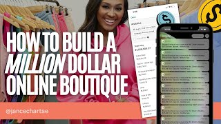 How to build a million dollar online boutique  What it actually takes to make consistent sales [upl. by Ecirahc264]