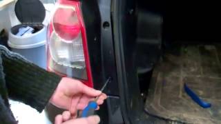 How to remove rear light  change bulbs in Land Rover Freelander 2LR2 [upl. by Ahsi]